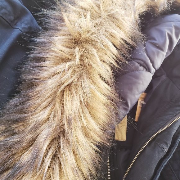 Hollister Men's Cotton Canvas Heavy Parka - Navy - Picture 9 of 13